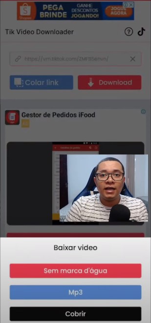 Como Baixar Vídeos do TikTok sem Marca D'agua