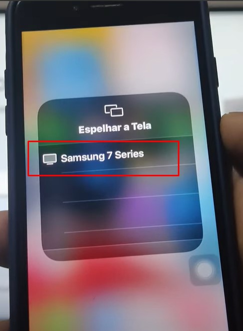 Como espelhar Iphone na TV