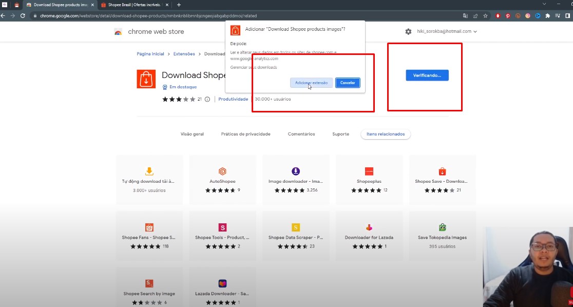 Extensão que BAIXA vídeos e fotos de produtos da SHOPEE (2)