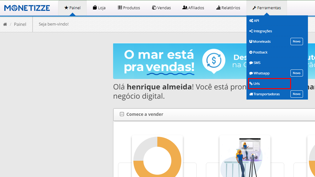 Como RASTREAR seus links de afiliado na Monetizze