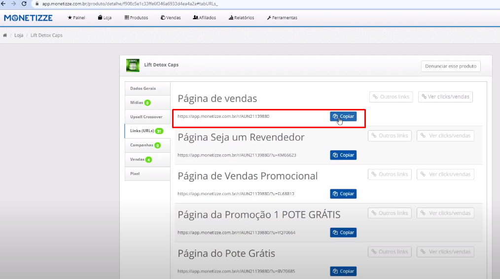 afiliado monetizze