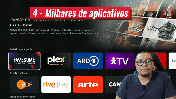 4. Oferece acesso a diferentes serviços e aplicativos