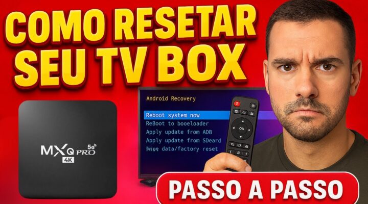 Como Resetar TV Box Travando pelo Modo Recovery